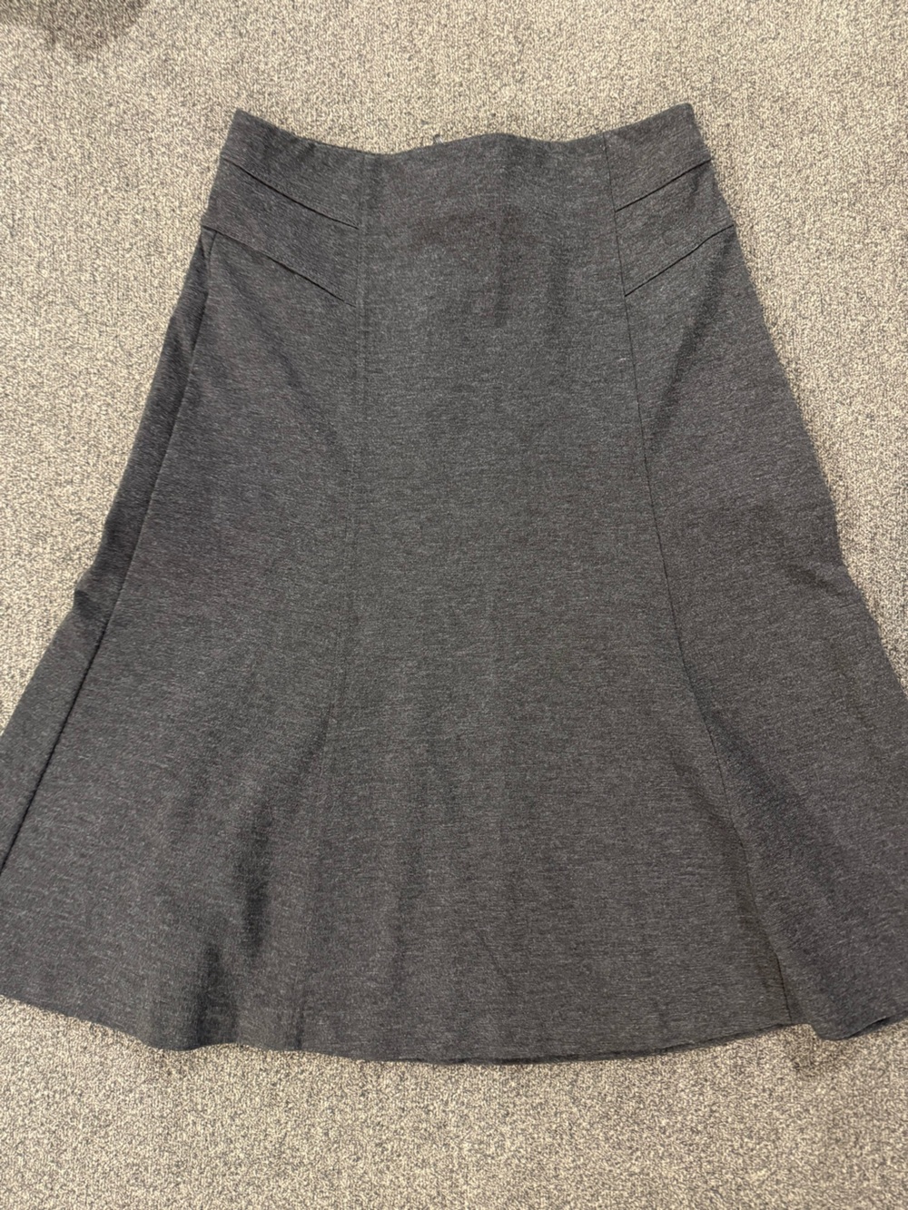 New York And Company Classic Dark Gray A-Line Women's Skirt